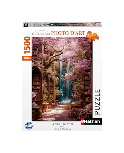 Puzzle 1500 pièces : Collection Photo d'Art La magie des livres Ravensburger Nathan - vue 3