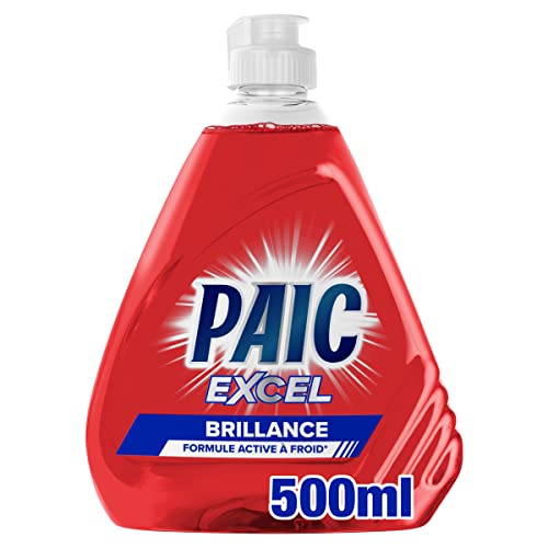 Paic Liquide Vaisselle Excel Actif à Froid Brillance, 500ml Cover