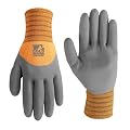 Wells Lamont Men's Thermal Latex-Coated Winter Grip Work Gloves, Large (555L)