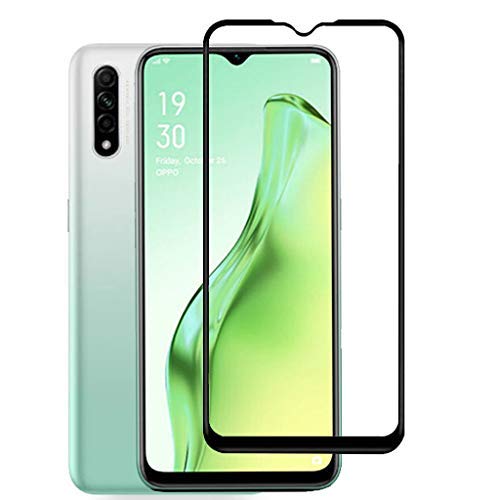 Image of Tempered Glass Screen Protector Compatible For Samsung A31 Full Screen Coverage (Except Edge to Edge) and Free Complete Easy Installation kit.