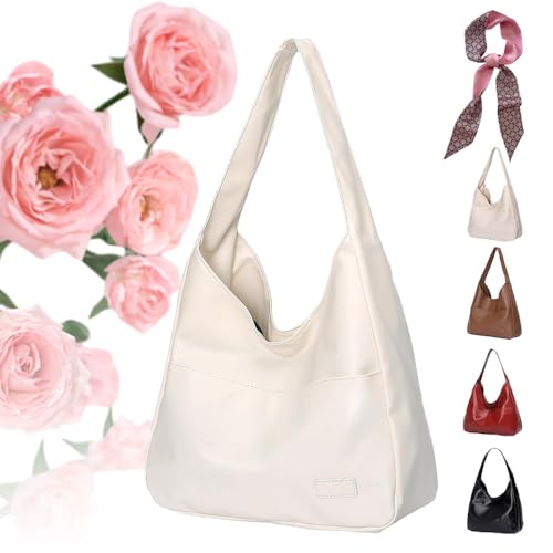 Ooomay Bag,Ooomay The Maya Bag,15 In Large Capacity Soft Vegan Leather Shoulder Tote for Women