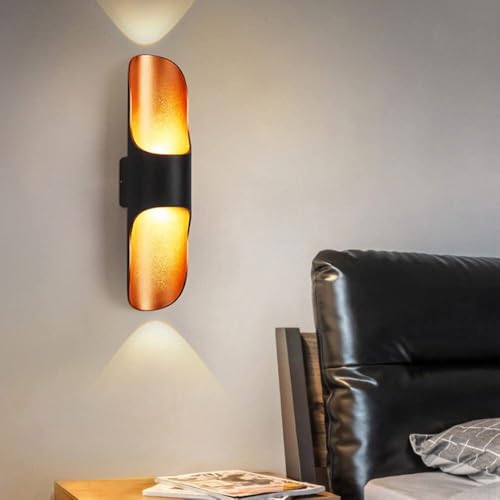 Apliques de pared creativos en aluminio de 10W con diseño europeo para interiores