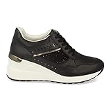 Zapatillas Mujer con Cuna, Exterior Calado y Cordones. Depor