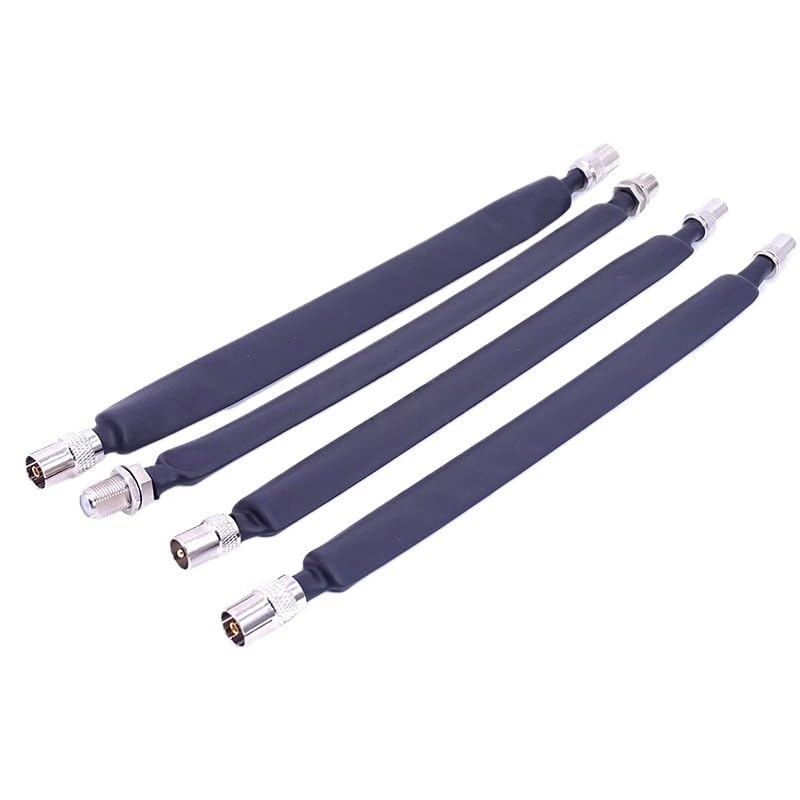 LIHUA Conector Hembra Cable coaxial Pasa casa/Coche Ventana Puerta(TV M to TV M,40CM)