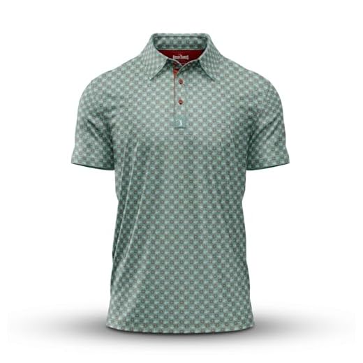 Bogey Bros - Funny Golf Polo Shirts – 4 Way Stretch Men’s Golf Shirts Short Sleeve, Golf Polos for Men with UPF 50 Protection, Mixed, Large