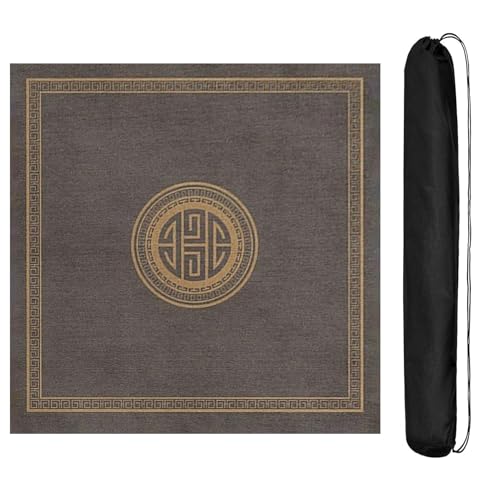 Mahjong Mat Anti Slip Noise con 5 Dados y Bolsa miniatura 1