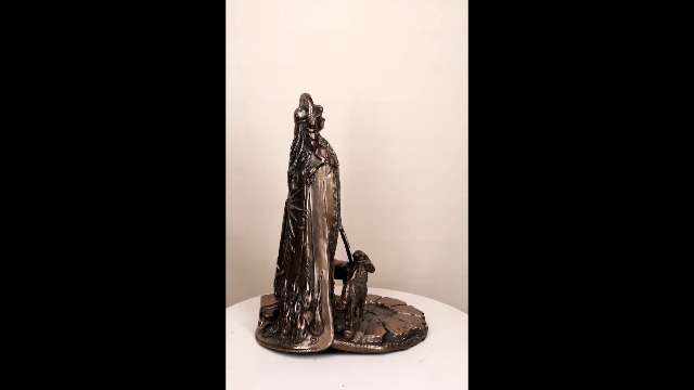 Statue Déesse Celtique Du Feu Brigid - Décoration Ebros, Patronne Des Poètes, 30x20x33 Cm Environ, Neuve