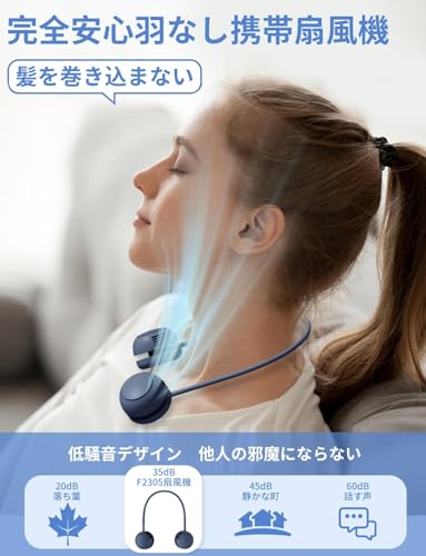 Tindon 首掛け扇風機 XXD-F2305 の商品画像 2