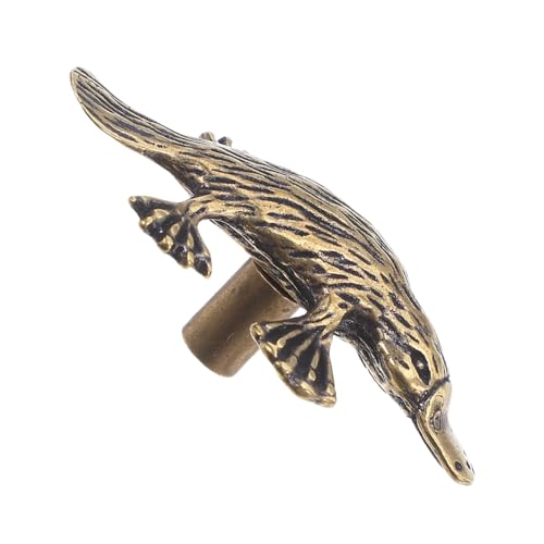 Frcolor ?嘴?ラッチハンドル アンティーク調シングルホール 金属製家具取っ手 ドレッサー引き出し用 キッチンキャビネット引き出し扉用