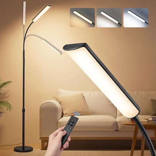 VASAGLE Lampadaire, Lampe de Lecture 15 W, Hauteur...