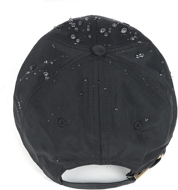 Gorra beisbolera negra talla XXL transpirable ajustable miniatura 4