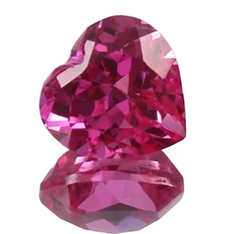 Saphir rose naturel en cœur 10x10mm pour création de bijoux GH_NAT_00996