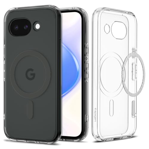 Image of Spigen for Google Pixel 10a (2026) Case, Ultra Hybrid MagFit, Transparent Clear Cover, Pixelsnap Ready (TPU+Poly Carbonate) - Clear Graphite
