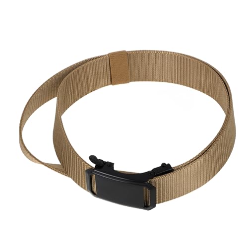 GANAZONO Men's Adjustable Ratchet Buckle Grey Belt for Men Breathable Outdoor Sports for Young Students