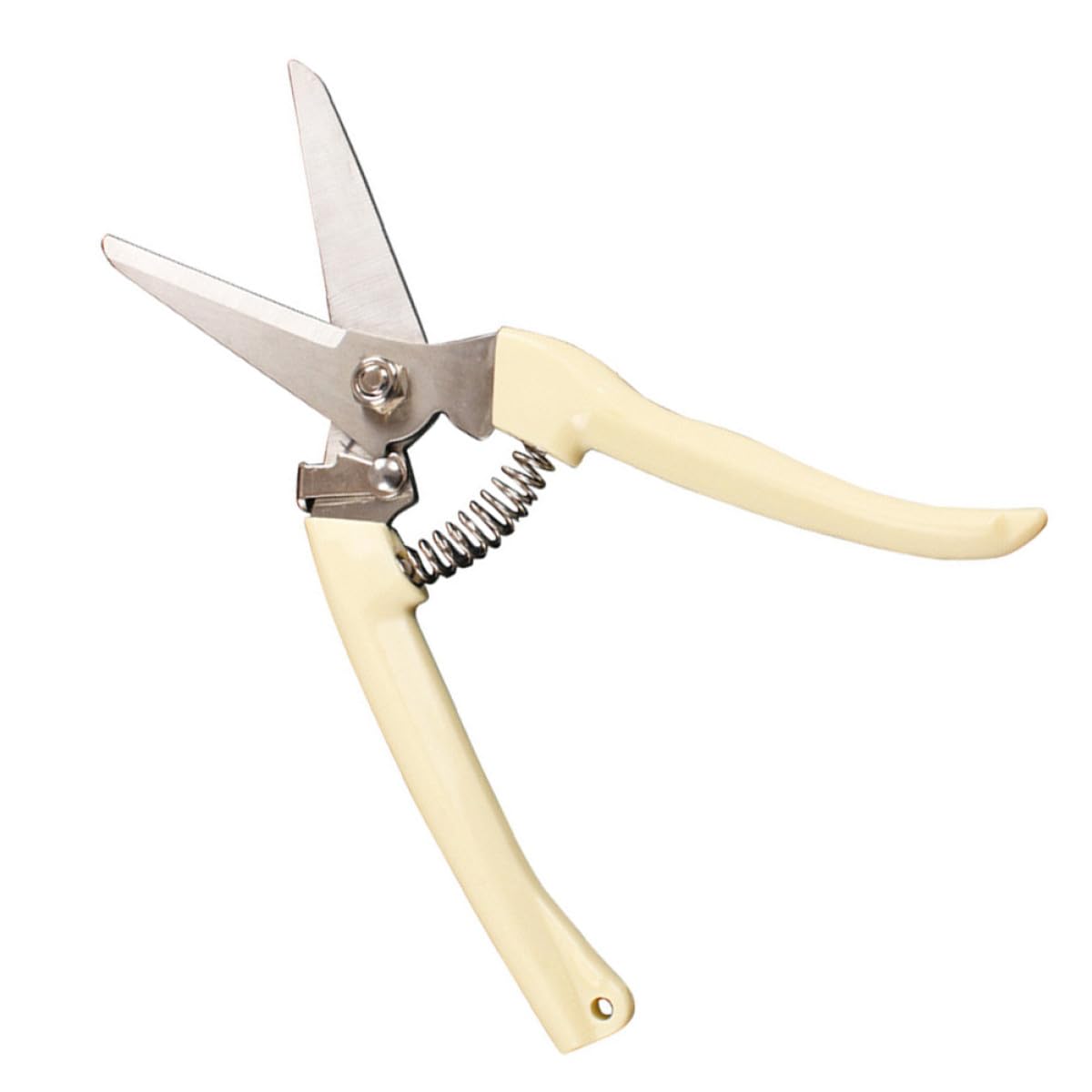 One Hand Garden Pruner Shears Stainless Steel, Sharp Lightweight