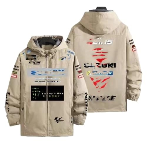 [LIOOLLO] F1 ����^���� ���[�X�`�[���E�F�A �O�b�Y �R���{���[�V���� �p�[�J�[ �W���P�b�g �����O�� �t�H�~�Ή� �����ԏC����ƒ� ���[�J�[�R�[�g �o�C�N���C�f�B���O�W���P�b�g [���s�A���i]