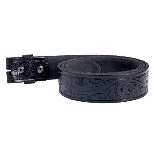 Image of Gelante Genuine Full Grain Leather Belt Strap without Belt Buckle