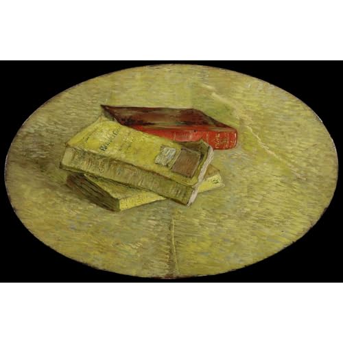Impression sur toile Van Gogh Trois livres 101x127cm ARTICULOZY