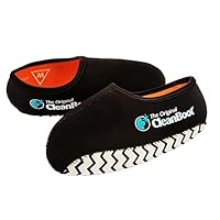The Original CleanBoot ™ – Professional, Practical, Safe, durable & water resistant reusable shoe covers, anti slip overshoes, shoe protector covers and boot covers (Medium (7-9))