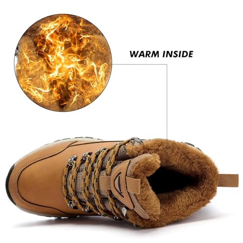 Water Resistant Boots for Woman Warm Comfortable Trail Non-Slip Camping Snow Hiking Boots4