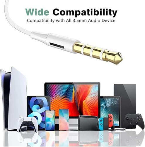 Vzzboo VZYM-2 Pack Wired Headphones For Iphone Earbuds thumb #5