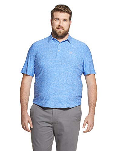 IZOD Men's Golf Title Holder Short Sleeve Polo, Blue Revival S2019, 2X-Large