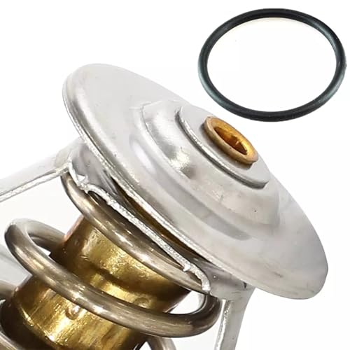 Bohaner Thermostat Kühlmittel 87°C Kühlwasserthermostat mit Dichtung 044121113 für VW Golf IV Schrägheck (1J1) PASSAT B5 B6 A.u/D-i 100 80 A4 SEAT SKODA 1.6 1.9 2.0 TDI
