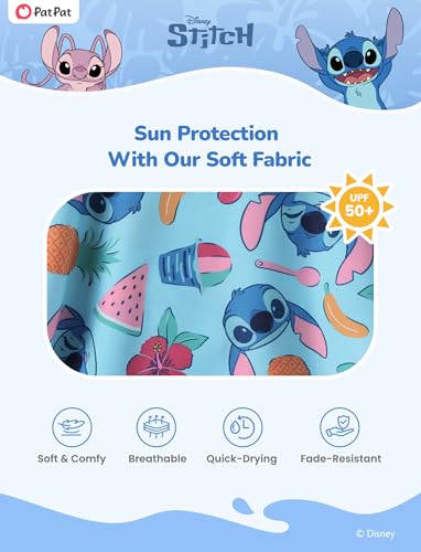 Image of Disney Frozen Elsa Stitch Moana Toddler Girls Two Pieces Ruffle Strap Bikini Top and Bottom Set Beach Swimsuit