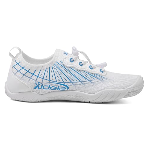 Image of Water Shoes for Men and Women, Barefoot Aqua Socks, Wide Fit Beach Swimming Pool Shoes, Anti-Slip Outdoor Walking Hiking Kayaking Diving Surfing