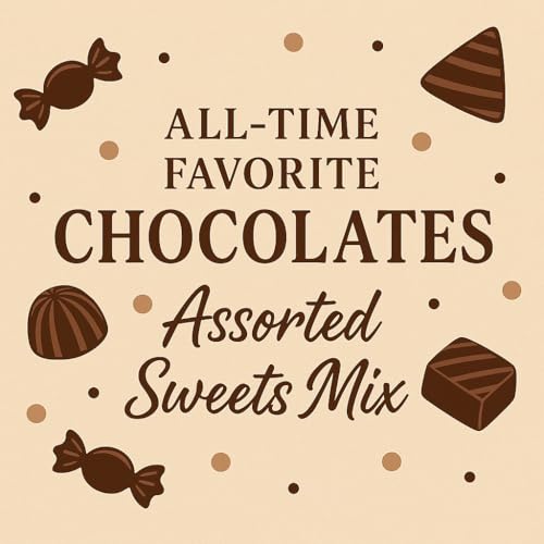 Happy Birthday Sweets and Chocolate Gift Box Pick n Mix Sweets Chocolate Hamper in Wicker Style Printed Box | Gift Box for All | 360gm Sweet & 12 Standard Bars