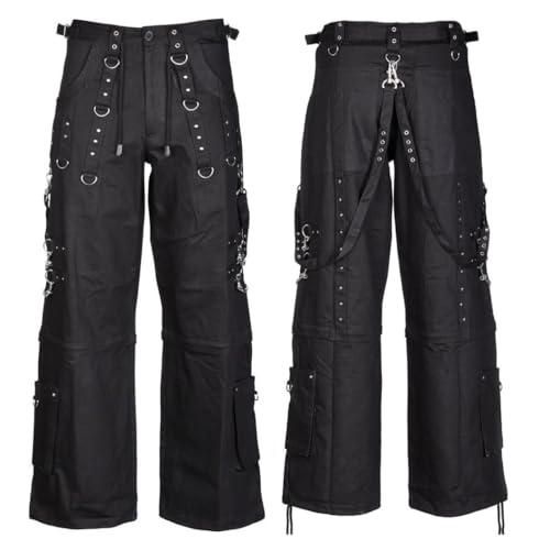 Men Extreme Bondage Alternative Gothic Pant Trouser Transformer Punk Rock Pants/Shorts/USA