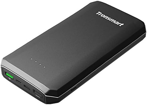 Tronsmart 20000mAh QC 3.0 Portable Charger with 6A Output,USB Type C External Battery for Samsung Galaxy S8 S8+/Nexus 6p/ Huawei Mate 9/Pixel 2/2 XL