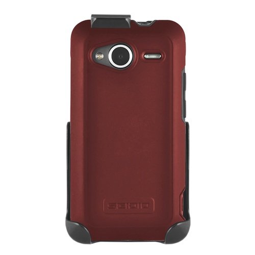 Seidio ACTIVE Case and Holster for HTC EVO Shift 4G - Combo Pack - Retail Packaging - Burgundy
