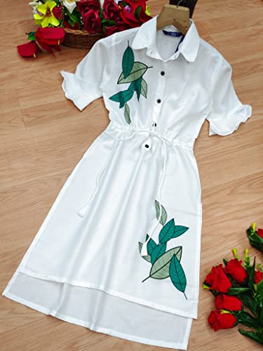 Image of OM SAI LATEST CREATION Designer Slub Cotton Fully Stitched Anarklai Kurti for Women & Girls on Jeans Palazzo or Skirt (Plus Size Upto 2XL)-(Grey)
