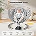 Electric Baby Swing and Portable Bluetooth Infants Swing with Music Speaker, 5 Sway Speeds, 3 Seat Positions, and Remote Control for Indoor Use Boy Girl