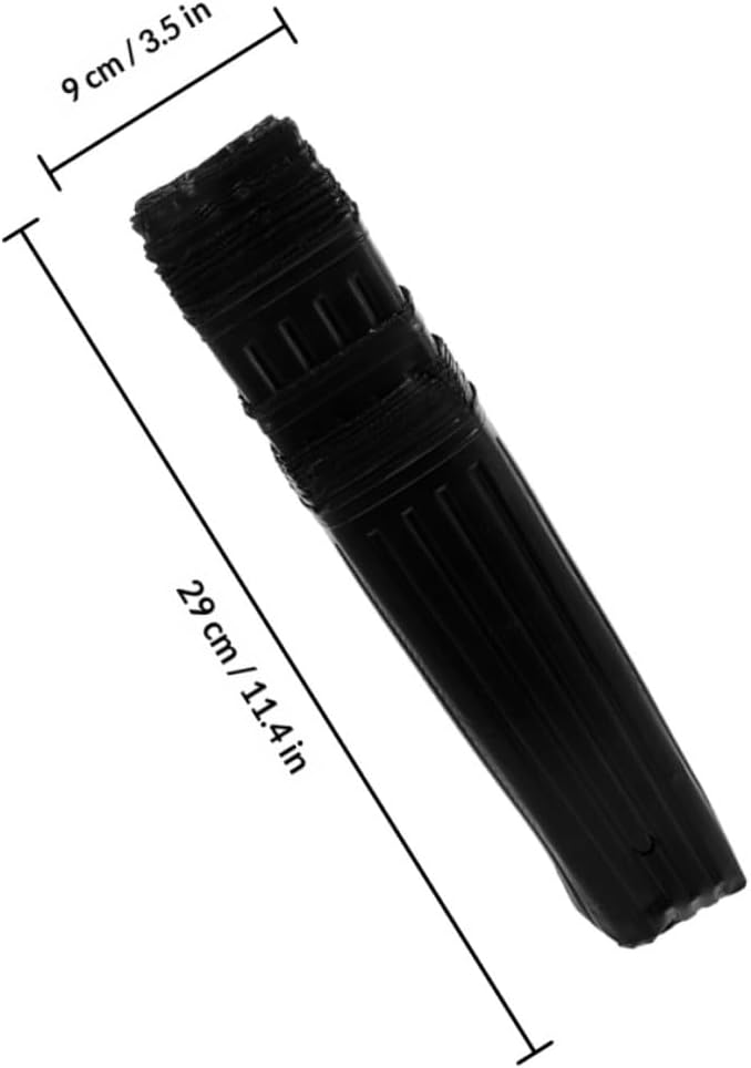 50pcs Black Citrus Seedling Nursery Bags 9x29cm Thickened Plastic Plant Grow Bags for Vegetable and Fruit Gardening