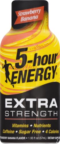 Living Essentials 786127 5-Hour Energy Extra Strength Sugar Free Strawberry/Banana Energy Shot 1.93 Oz. cover