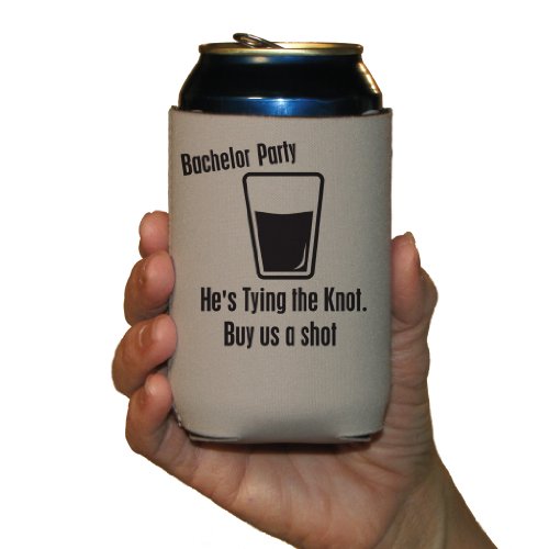 Victorystore Can And Beverage Coolers: Bachelor Party Can Coolers “Goodbye Life, Hello Wife” Bachelor Can Coolers - 6Pc #TOP1