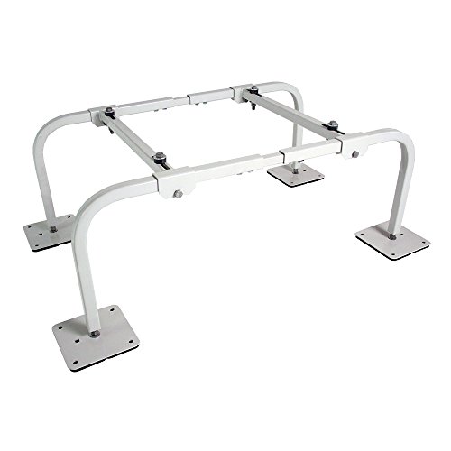 Quick-Sling QSMS1201 Wide Mini Split Stand, 14 Gauge Square Steel Tubing, 400 lb. Maximum Capacity, Fits All Mini Split Brands on The Market, 12' Height, 40' Length, Steel