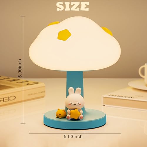 Lámpara de Mesa Infantil Nube de Silicona Recargable LED miniatura 7