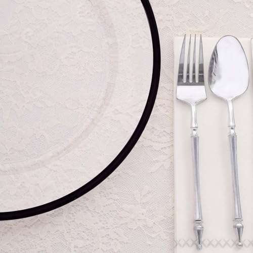 Tableclothsfactory 10 unidades platos desechables 12" miniatura 6