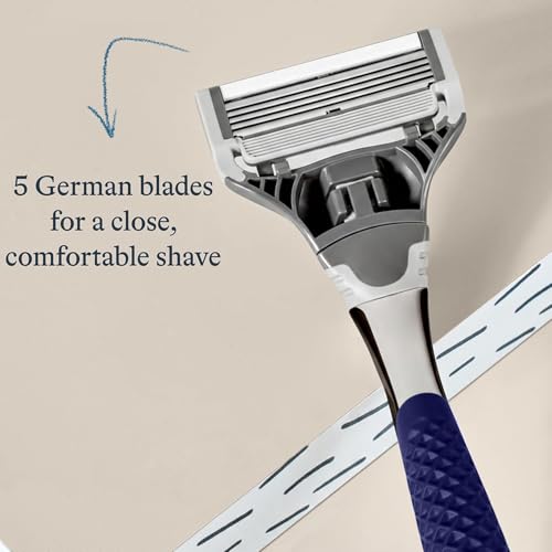 Harry's Razors for Men - Winston Chrome Razor Handle, Razor Blade Refill - image 5