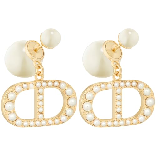 Merlinae 18K Gold Plated Copper Pearl Earrings Non-Allergenic Birthday Gift Baroque Exquisite Jewelry Shining And lustrous Earrings For Women
