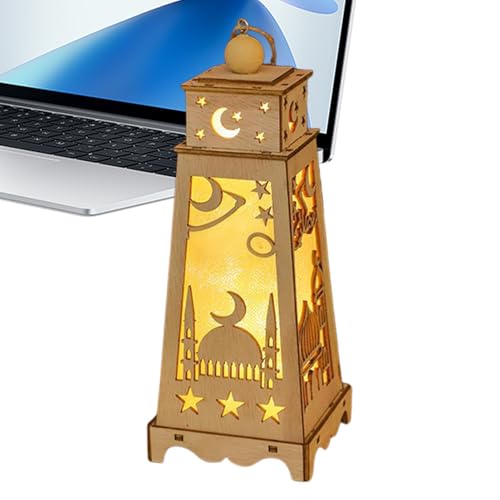 Luz decorativa de farol navideño, de pared para festival de Oriente Medio, luz nocturna LED, decoración colgante con intrincado diseño de metal, acento para el hogar de Ramadán para sala de