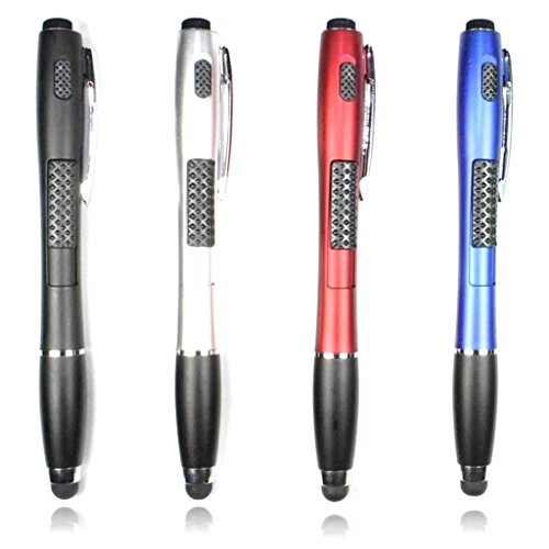 Stylet pour écran tactile 3 en 1 avec stylo et lampe de poche LED