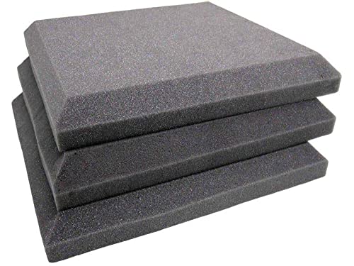 Espuma Acústica Lisa 28 Peças 50Cm X 50Cm X 2Cm Antichama