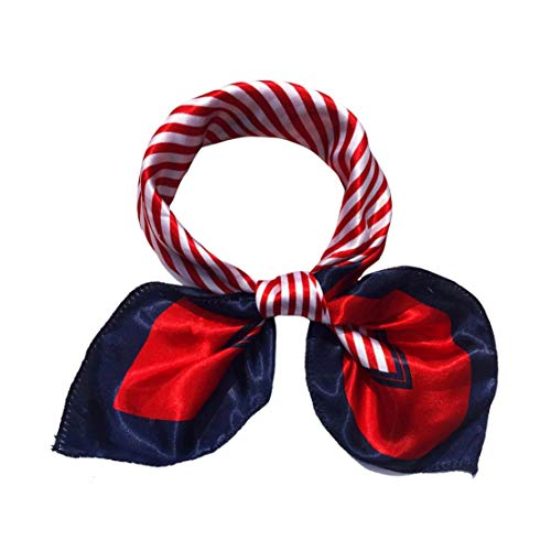 Señoras Pequeños Foulard De Seda Impreso Bufanda Bufanda De Cuello De Envolver La Cabeza De Pelo Para Las Mujeres Cover