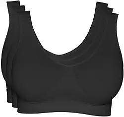 Kit 3 Tops Alças Largas, Hanes, Feminino
