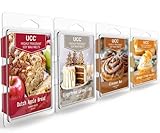 UCC Wax Melts, Premium Plant Based Natural Soy Scented Melts Cubes, Wax Melts Tarts, Colored Wax Melt - 4 Pack