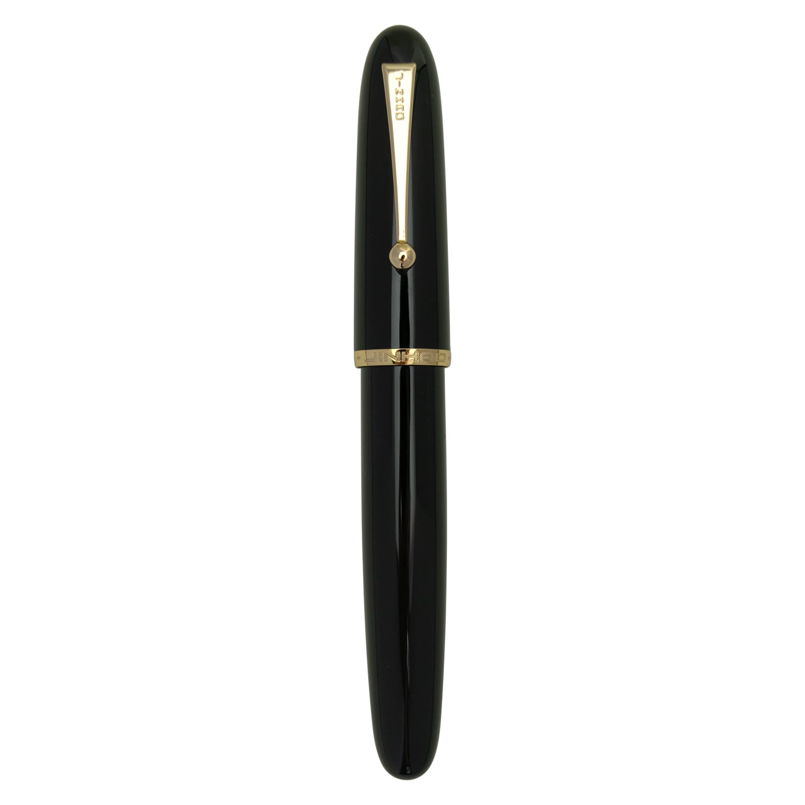 Jinhao DADAO 9019 Fountain Pen, Black, Golden Clip, Extra Fine Nib With High-capacity Ink Converter Writing Calligraphy Pen